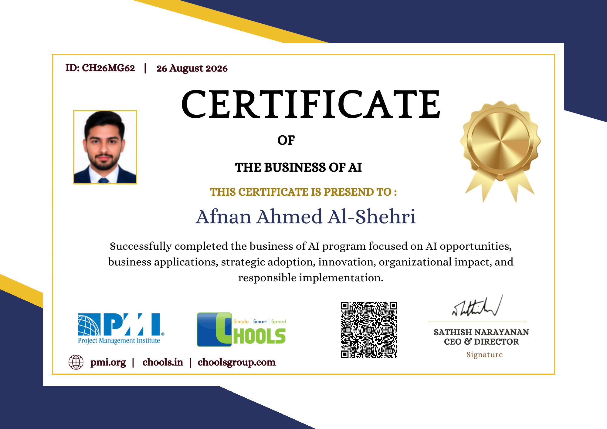 Management Programs Certificate